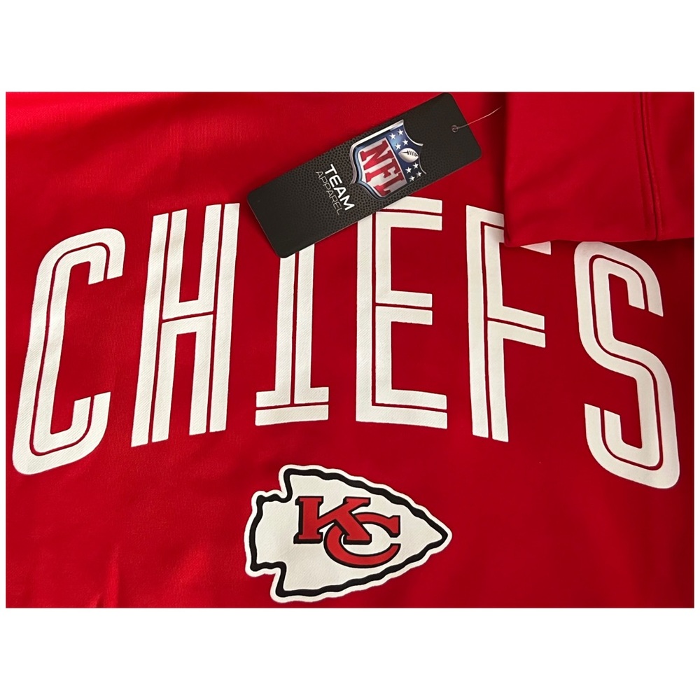 Kansas City Chiefs NFL Football Team Logo Hoodie Men’s Size M-NWT - Picture 3 of 8